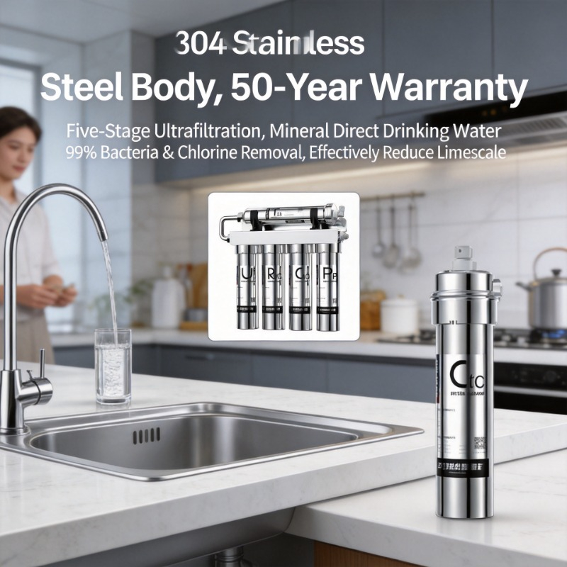 Commercial Kitchen Water Filter - Household & Commercial Stainless Steel Ultrafiltration