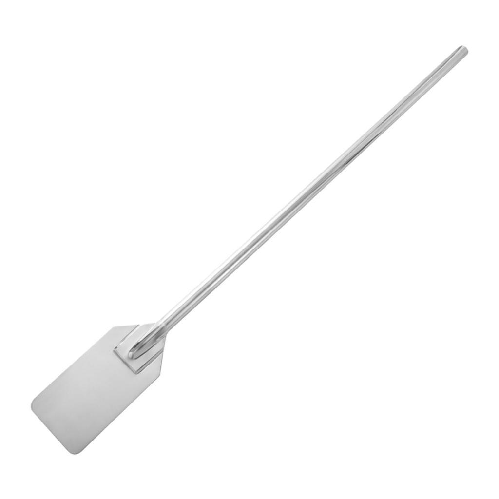 Commercial Kitchen Utensils - Large Stainless Steel Stirring Paddle Ergonomic