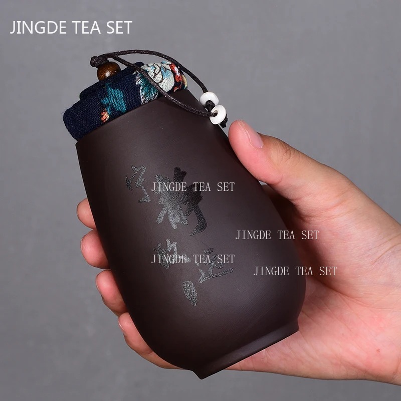 Commercial Kitchen Organiser - Chinese Purple Sand Small Tea Jar