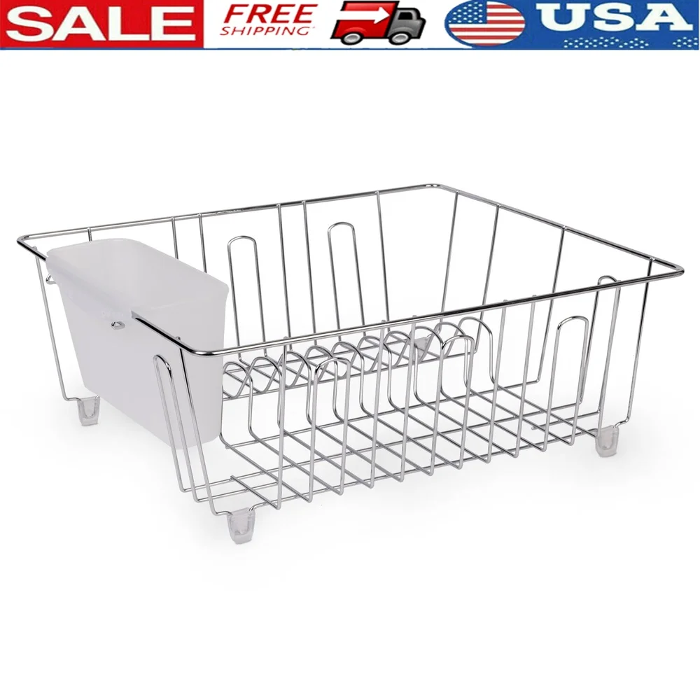 Commercial Kitchen Organiser - Small Wire Dish Rack Kitchen Organizer