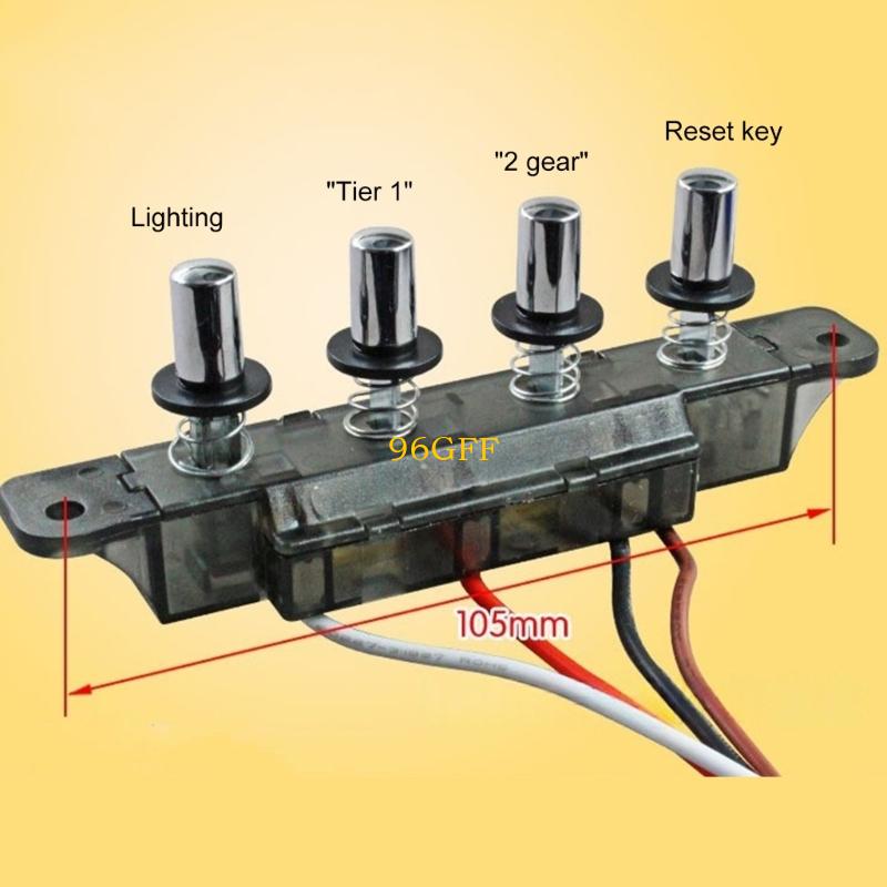 96GF Hood Switches Plastic Rei - Commercial Kitchen Hood ulasan dan harga