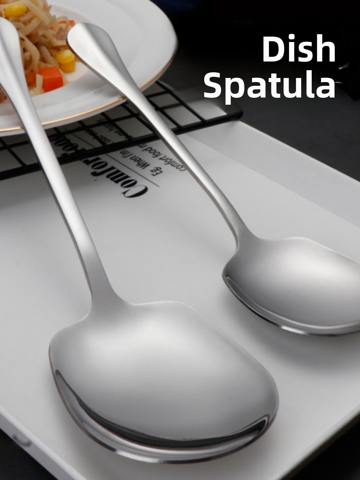Large Stainl Steel Serving Spo - Commercial Kitchen Utensils ulasan dan harga
