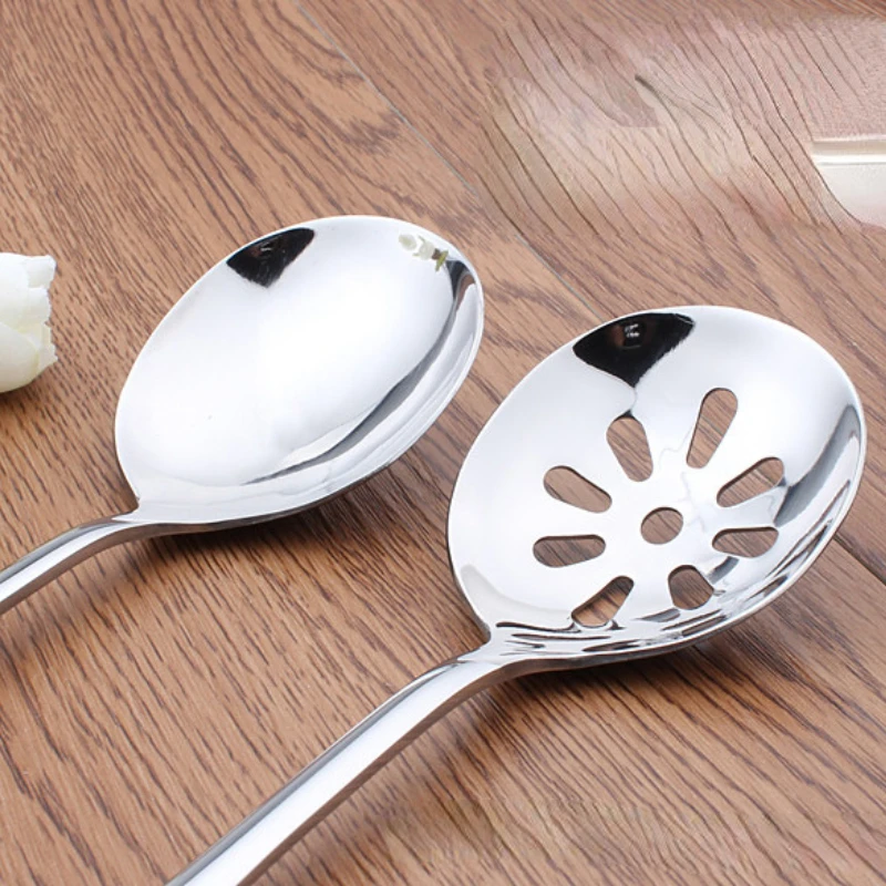 Stainless Steel Slotted Servin - Commercial Kitchen Utensils ulasan dan harga