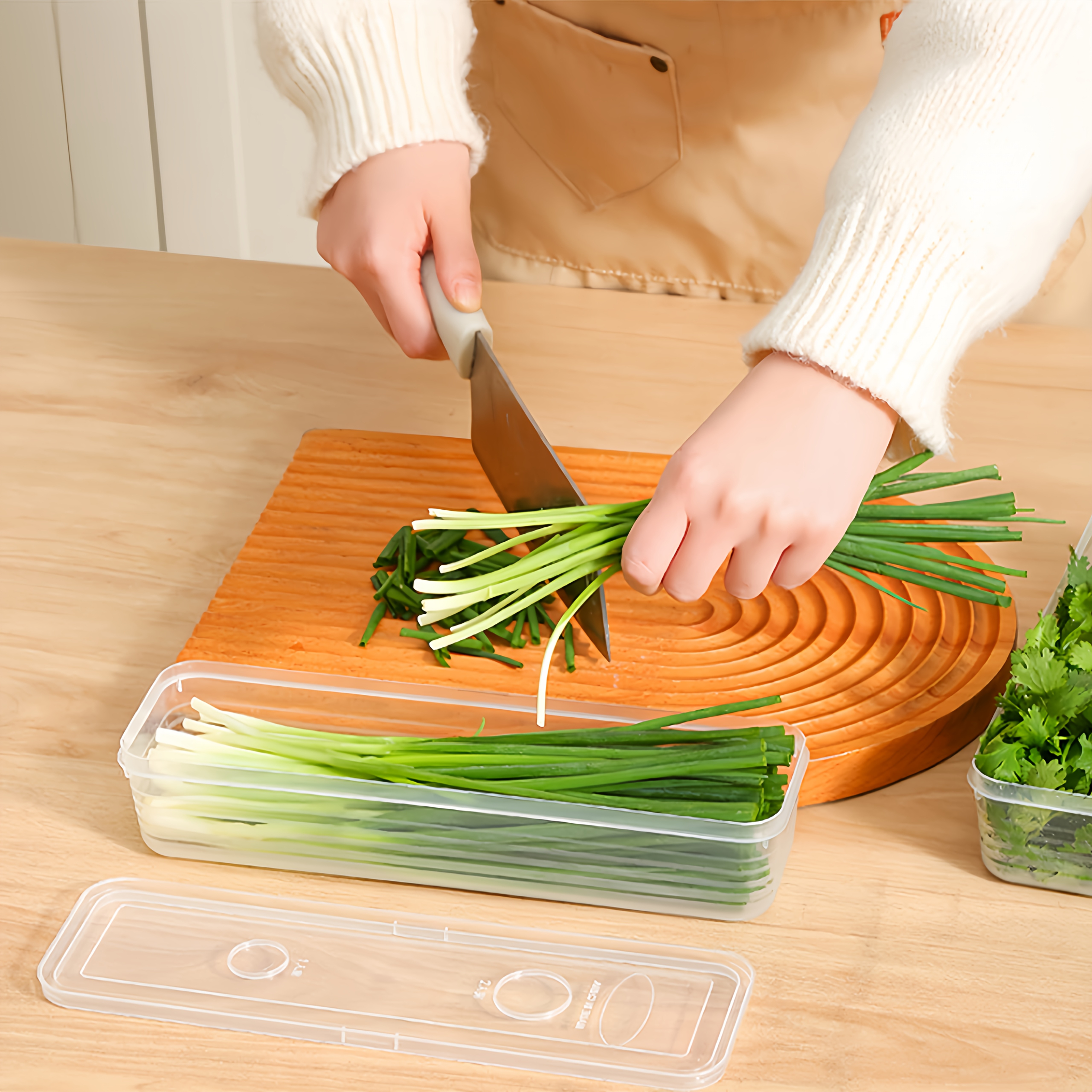 2/4/6pcs Food Vegetable Storag - Commercial Kitchen Organiser ulasan dan harga