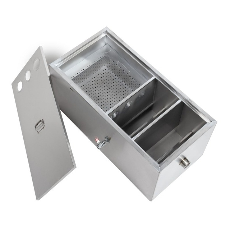 Stainless steel grease trap oi - Commercial Kitchen Water Filter ulasan dan harga