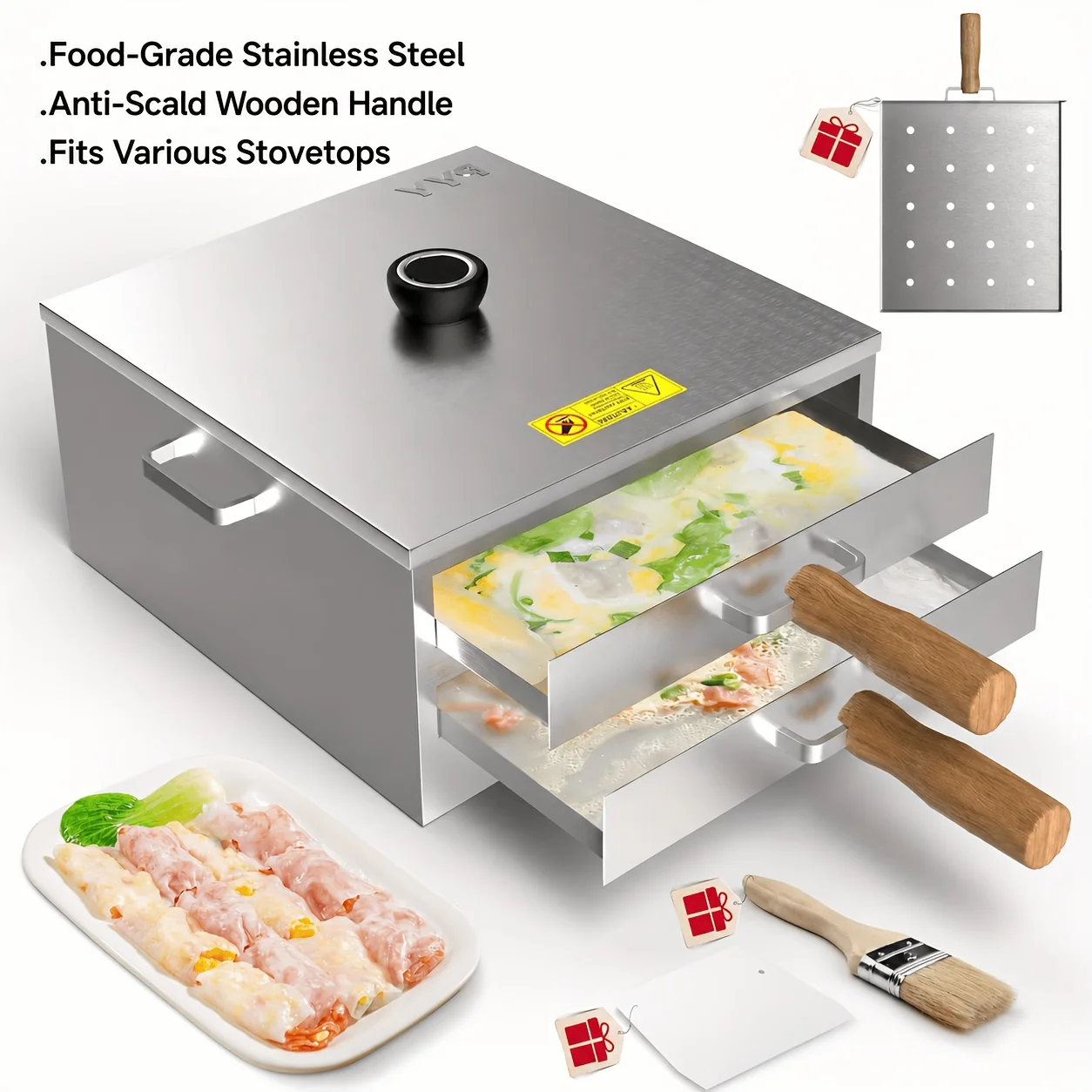 KEEHOME PYY Rice Noodle Roll S - Commercial Kitchen Boiler ulasan dan harga