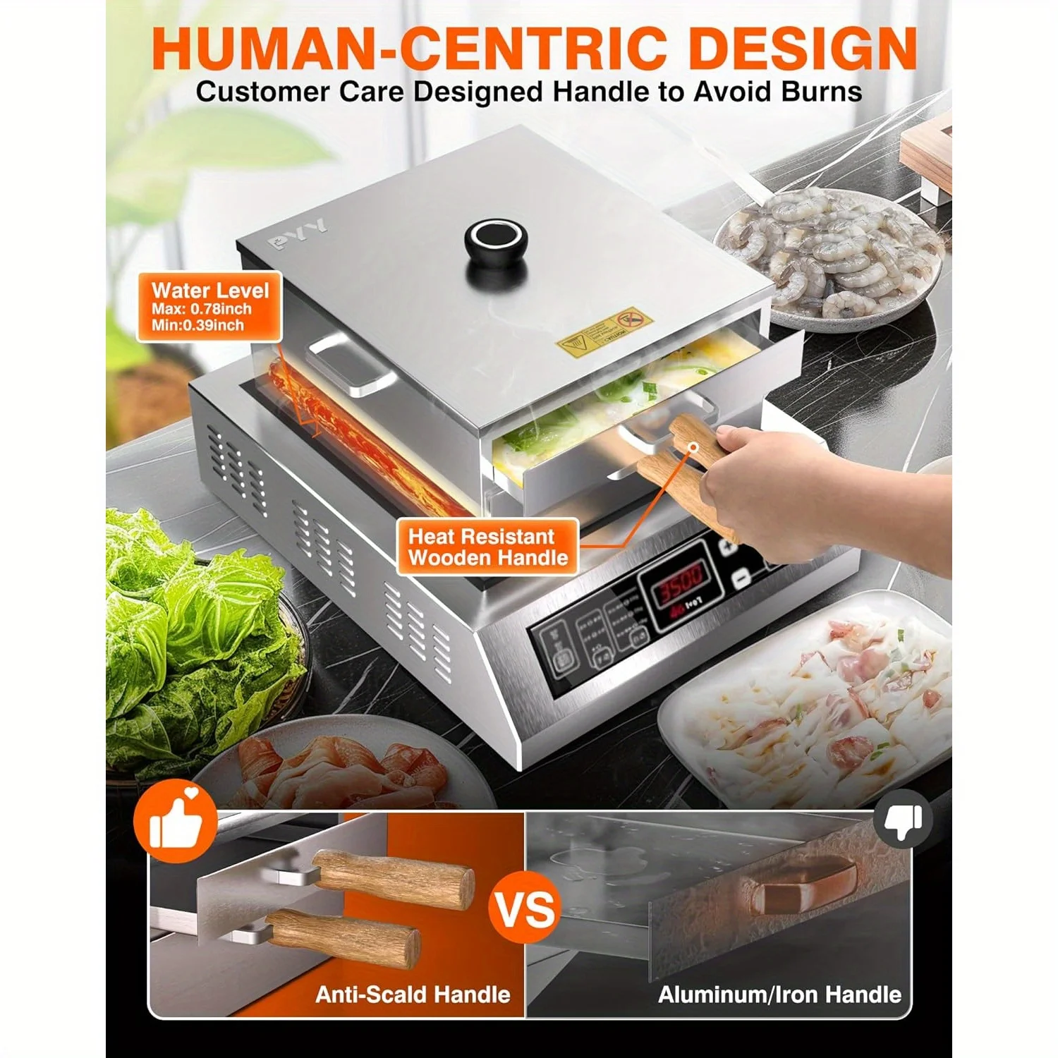 KEEHOME PYY Rice Noodle Roll S - Commercial Kitchen Boiler ulasan dan harga