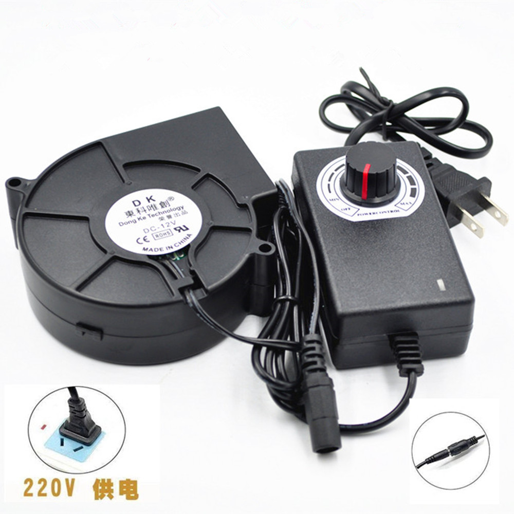 Barbecue fan blower 9733 12V t - Commercial Kitchen Exhaust ulasan dan harga