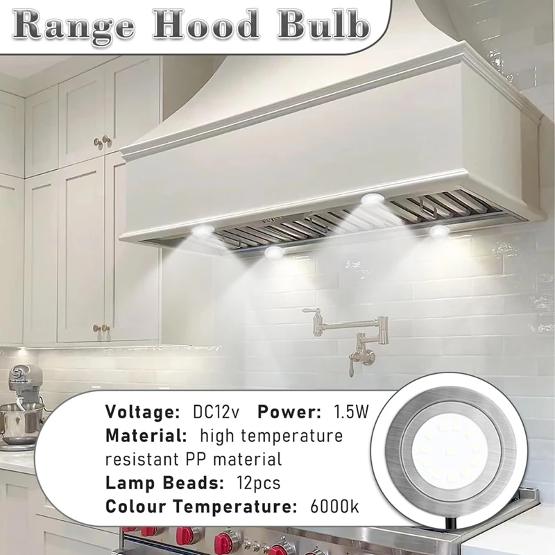 2Pack1.5W Range Hood Light Bul - Commercial Kitchen Hood ulasan dan harga