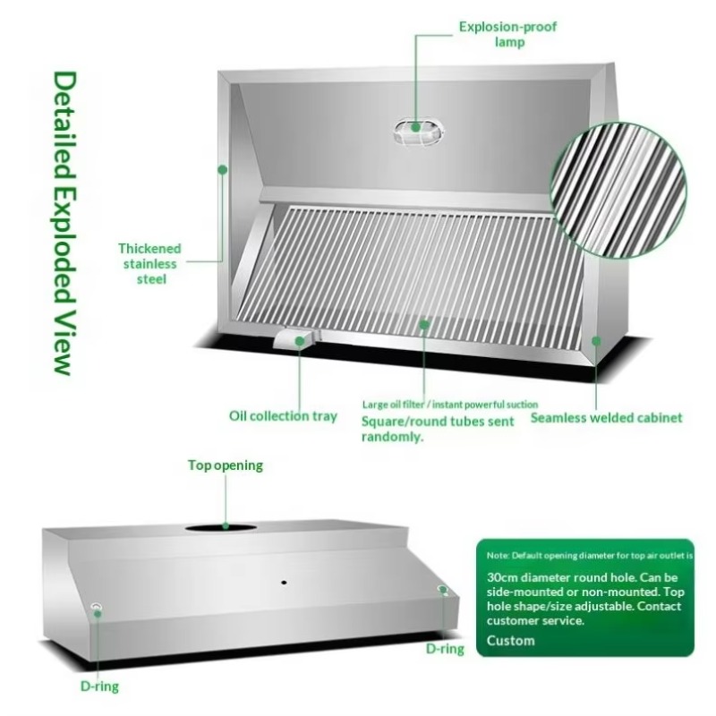 Commercial Customizable Kitche - Commercial Kitchen Exhaust ulasan dan harga