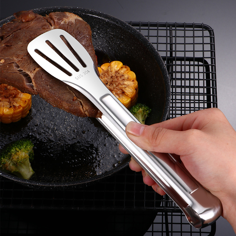 Stainless Steel Food Tongs Bar - Commercial Kitchen Utensils ulasan dan harga