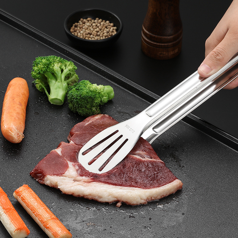 Stainless Steel Food Tongs Bar - Commercial Kitchen Utensils ulasan dan harga