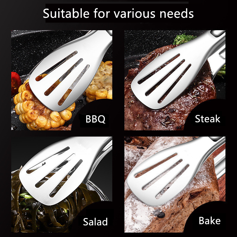 Stainless Steel Food Tongs Bar - Commercial Kitchen Utensils ulasan dan harga