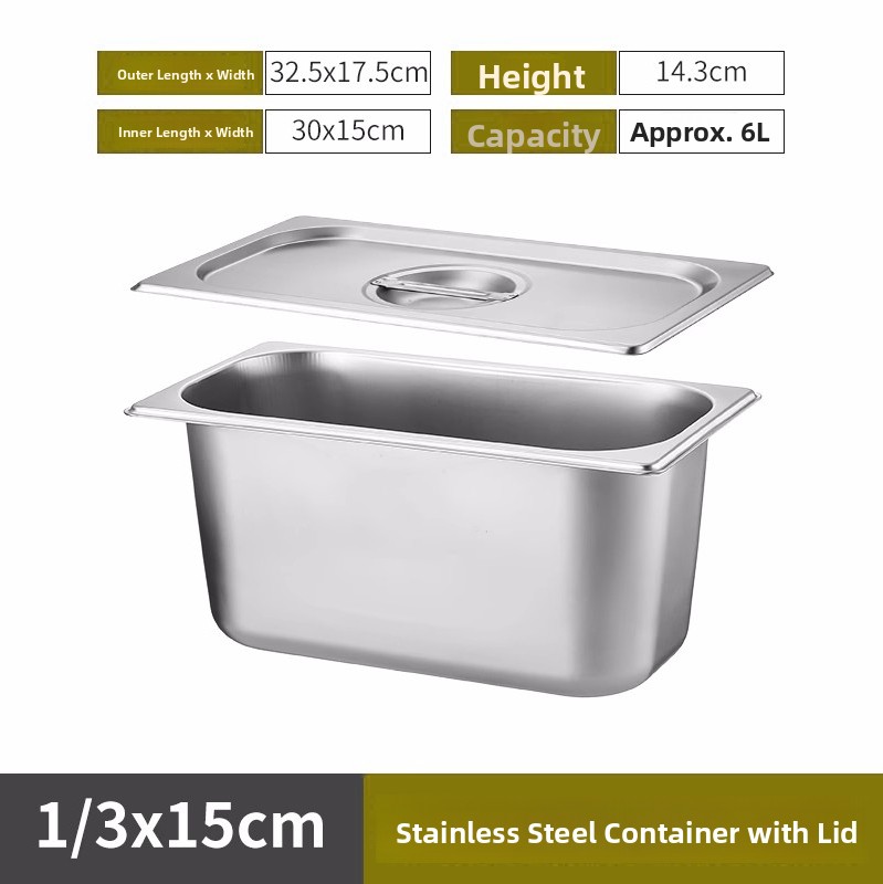 Stainless Steel Drain Pan with - Commercial Kitchen Utensils ulasan dan harga