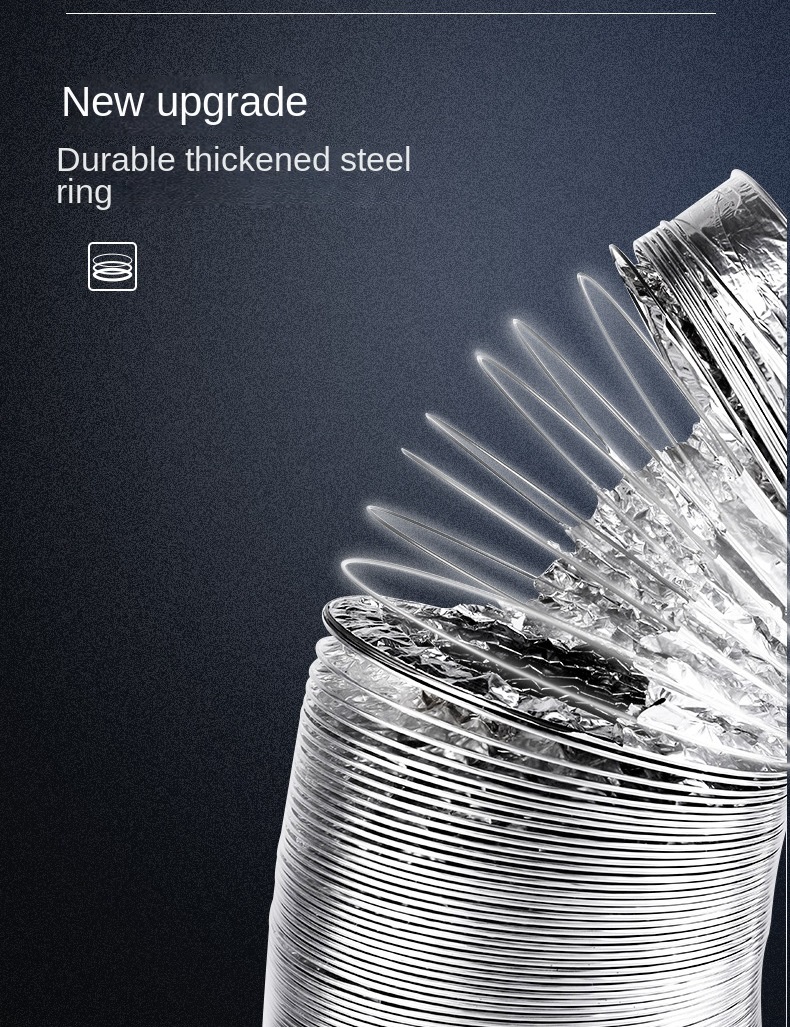 ∅125mm Aluminum Foil Ventilati - Commercial Kitchen Exhaust ulasan dan harga