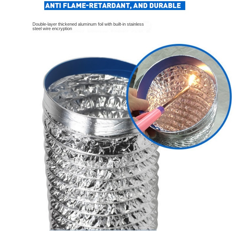 ∅125mm Aluminum Foil Ventilati - Commercial Kitchen Exhaust ulasan dan harga