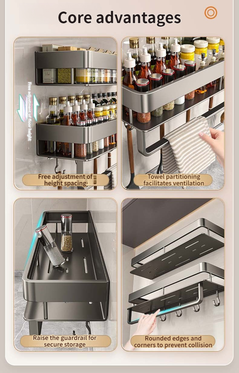 Aluminum kitchen rack kitchen  - Commercial Kitchen Organiser ulasan dan harga