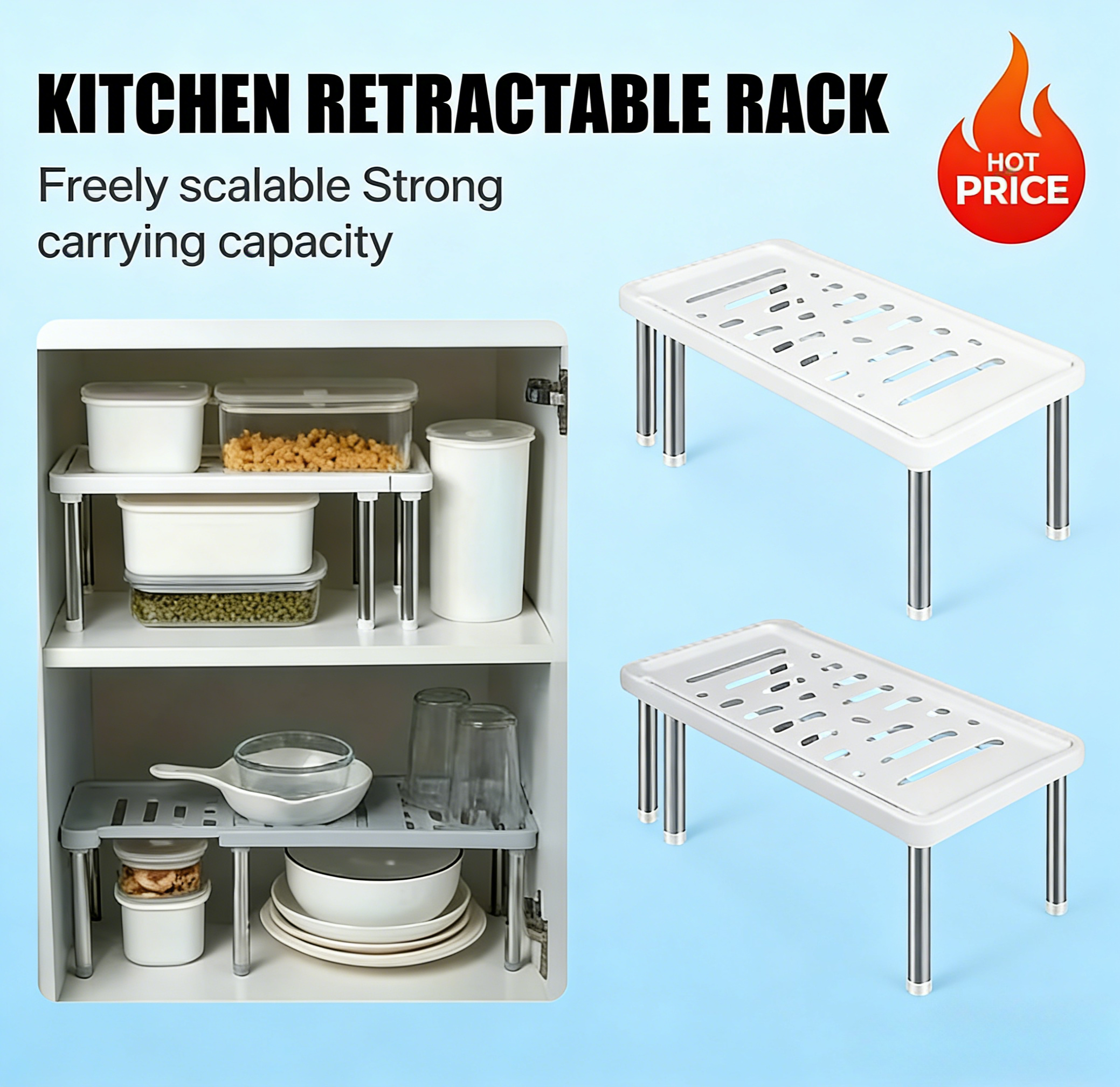 Scalable One Piece Multifuncti - Commercial Kitchen Organiser ulasan dan harga
