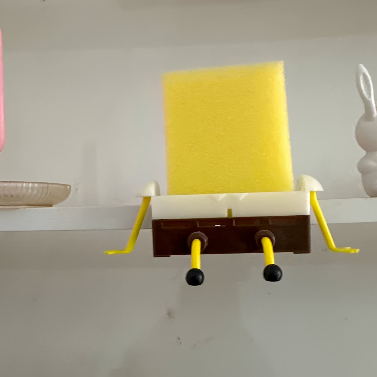 1pc Cartoon Sponge Drain Rack  - Commercial Kitchen Organiser ulasan dan harga
