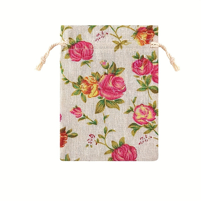 10/20 Pieces Rose Printing Lin - Commercial Kitchen Organiser ulasan dan harga