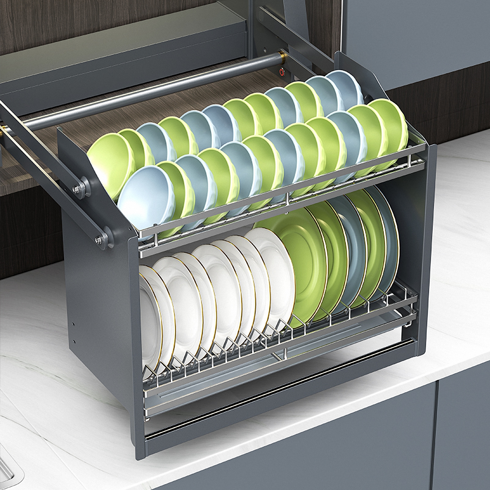 AngelParticle Smart Pull-Down  - Commercial Kitchen Organiser ulasan dan harga